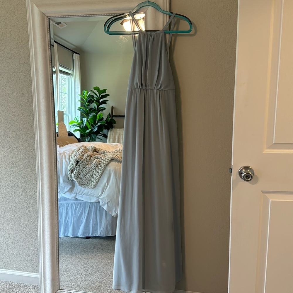 Show me your Mumu light blue dress